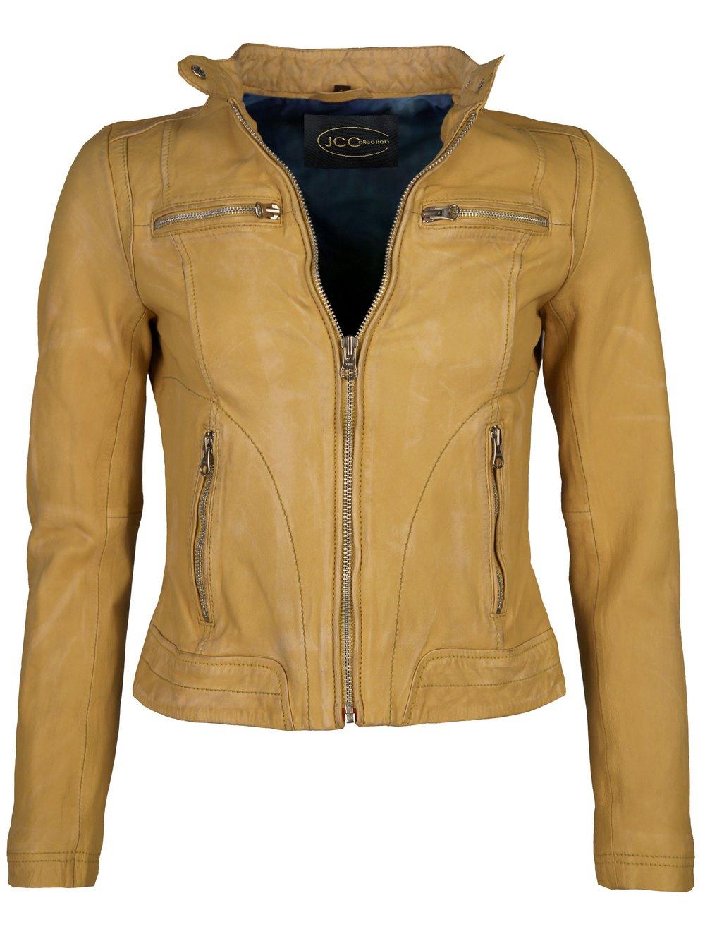 JCC Lederjacke Damen, gelb von JCC