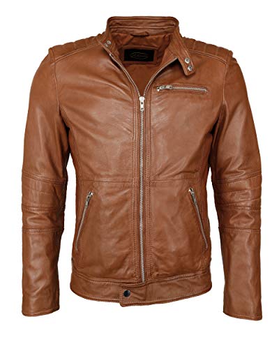JCC Lederjacke Mcl-23 Cognac L von JCC
