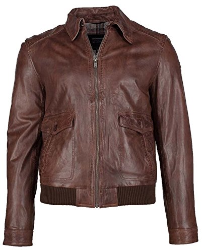 JCC Lederjacke Samuel Rostbraun 48 von JCC