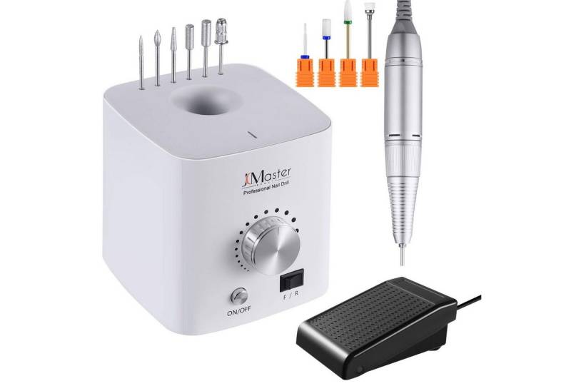 JCMaster Maniküre-Pediküre-Set, Nagelfräser 30000RPM inkl 10Bits & Fußpedal JCMaster Maniküre-Pediküre-Set, Nagelfräser 30000RPM inkl 10Bits & Fußpedal von JCMaster