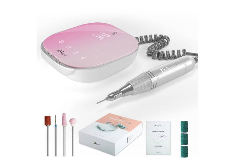 JCMaster Maniküre-Pediküre-Set TouchPro+ Nagelfräser 35000RPM mit Aufsätze Bits, Profi Nagel Fräsmaschine für Gelnägel, Acrylnägel, Kunstnägel JCMaster Maniküre-Pediküre-Set TouchPro+ Nagelfräser 35000RPM mit Aufsätze Bits, Profi Nagel Fräsmaschine für Gelnägel, Acrylnägel, Kunstnägel von JCMaster