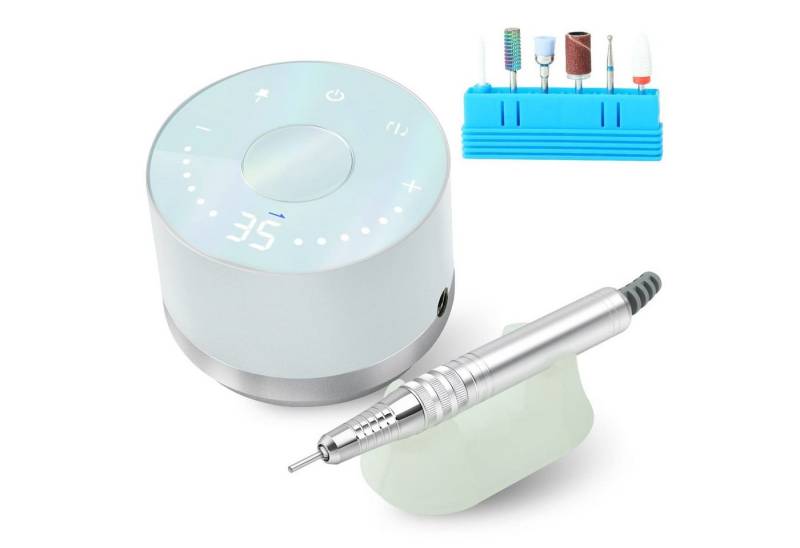 JCMaster Maniküre-Pediküre-Set, UltraTouch+ Nagelfräser 35000Umin mit 6xBits von JCMaster