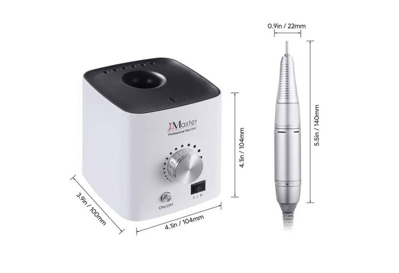 JCMaster Maniküre-Pediküre-Set, Nagelfräser 30000RPM inkl 10Bits & Fußpedal JCMaster Maniküre-Pediküre-Set, Nagelfräser 30000RPM inkl 10Bits & Fußpedal von JCMaster