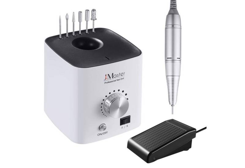 JCMaster Maniküre-Pediküre-Set, Nagelfräser 30000RPM inkl.6 Bits & Fußpedal JCMaster Maniküre-Pediküre-Set, Nagelfräser 30000RPM inkl.6 Bits & Fußpedal von JCMaster