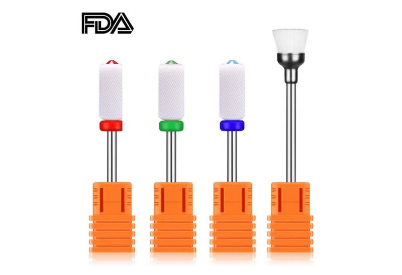 JCMaster Maniküre-Pediküre-Set, 4x Nagelfräser Aufsätze inkl 1x Halterung JCMaster Maniküre-Pediküre-Set, 4x Nagelfräser Aufsätze inkl 1x Halterung von JCMaster
