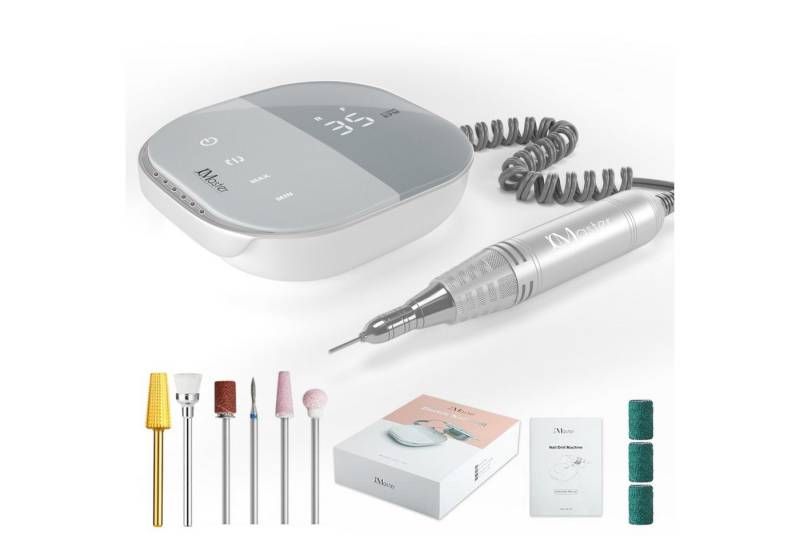 JCMaster Maniküre-Pediküre-Set TouchPro+ Nagelfräser 35000RPM mit Aufsätze Bits, Profi Nagel Fräsmaschine für Gelnägel, Acrylnägel, Kunstnägel JCMaster Maniküre-Pediküre-Set TouchPro+ Nagelfräser 35000RPM mit Aufsätze Bits, Profi Nagel Fräsmaschine für Gelnägel, Acrylnägel, Kunstnägel von JCMaster