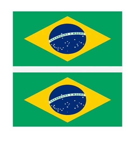 10 Stück 60 x 80 mm, wasserdicht, Einweg-Fußball-Fan-Flagge, temporäre Tätowierung, Gesichts-Patch (Color : Brazil, Size : A) von JCUIyon