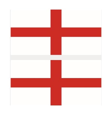 10 Stück 60 x 80 mm, wasserdicht, Einweg-Fußball-Fan-Flagge, temporäre Tätowierung, Gesichts-Patch (Color : England, Size : A) von JCUIyon