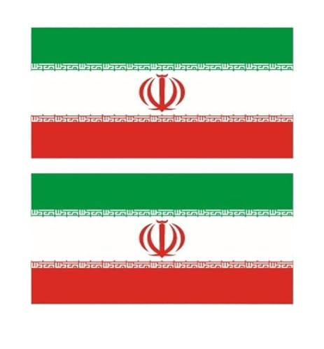 10 Stück 60 x 80 mm, wasserdicht, Einweg-Fußball-Fan-Flagge, temporäre Tätowierung, Gesichts-Patch (Color : Iran, Size : A) von JCUIyon