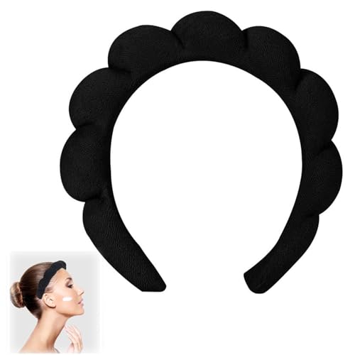 JCUQGDOO Make-up-Stirnband – 1 x weiches Frottee-Spa-Stirnband mit Schwammpolsterung, perfekt für Hautpflege, Make-up-Entfernung, Gesichtswäsche – bequemes Haarband für Damen JCUQGDOO Make-up-Stirnband – 1 x weiches Frottee-Spa-Stirnband mit Schwammpolsterung, perfekt für Hautpflege, Make-up-Entfernung, Gesichtswäsche – bequemes Haarband für Damen von JCUQGDOO