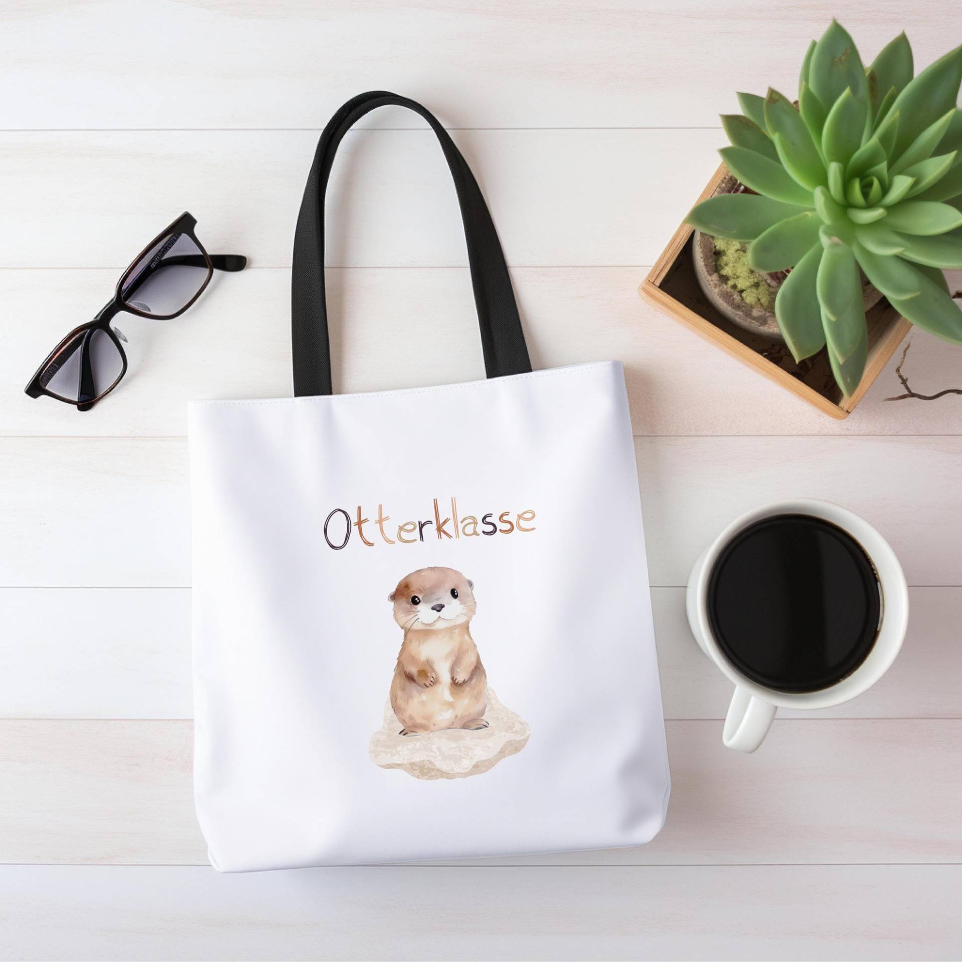 Otterklasse, Geschenk Für Lehrer, Stofftasche Jutebeutel, Grundschule, Klassentier Otter, Wertschätzung Klassenlehrer, Abschied, Einschulung von JCVisionsJC