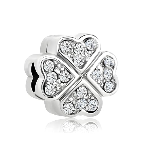 G 161 Charm Clip Glücksklee, 925er Sterlingsilber, Kompatibel mit Pandora Armband G 161 Charm Clip Glücksklee, 925er Sterlingsilber, Kompatibel mit Pandora Armband von JCaleydo