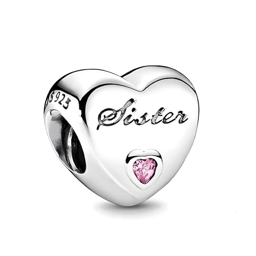 G 99 Charm Schwester, 925er Sterlingsilber, Kompatibel mit Pandora Armband von JCaleydo