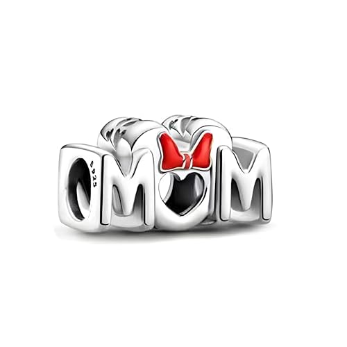 D 10 Charm Mama lazo Minnie, Plata de Ley 925, Compatible con Pulsera Pandora D 10 Charm Mama lazo Minnie, Plata de Ley 925, Compatible con Pulsera Pandora von JCaleydo