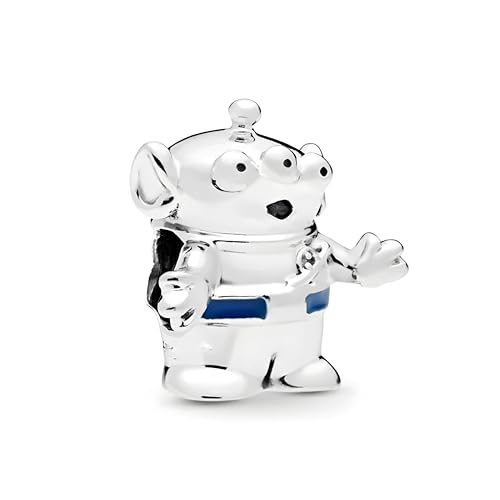 D 121 Charm Alien, Plata de Ley 925, Compatible con Pulsera Pandora D 121 Charm Alien, Plata de Ley 925, Compatible con Pulsera Pandora von JCaleydo