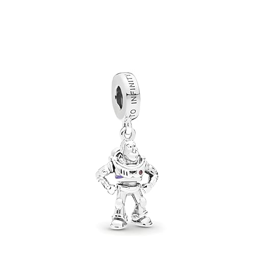 D 122 Charm Buzz Lightyear, Plata de Ley 925, Compatible con Pulsera Pandora von JCaleydo