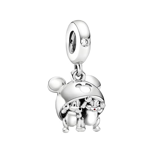 D 13 Charm Ardillas Chic y Chop, Plata de Ley 925, Compatible con Pulsera Pandora D 13 Charm Ardillas Chic y Chop, Plata de Ley 925, Compatible con Pulsera Pandora von JCaleydo