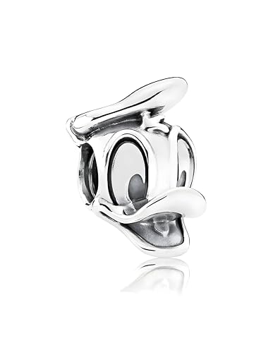 D 24 Charm Pato Donald, Plata de Ley 925, Compatible con Pulsera Pandora von JCaleydo