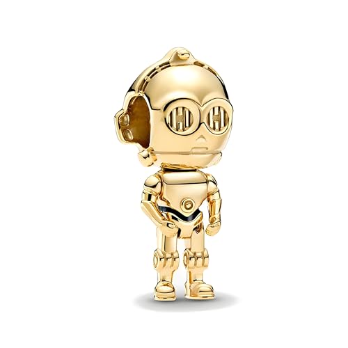 D 55 Charm C-3PO, Plata de Ley 925, Compatible con Pulsera Pandora D 55 Charm C-3PO, Plata de Ley 925, Compatible con Pulsera Pandora von JCaleydo