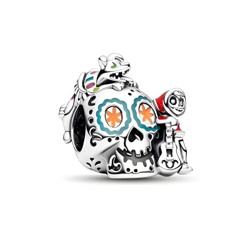 D 70 Charm Calavera de Miguel y Dante de Coco, Plata de Ley 925, Compatible con Pulsera Pandora D 70 Charm Calavera de Miguel y Dante de Coco, Plata de Ley 925, Compatible con Pulsera Pandora von JCaleydo