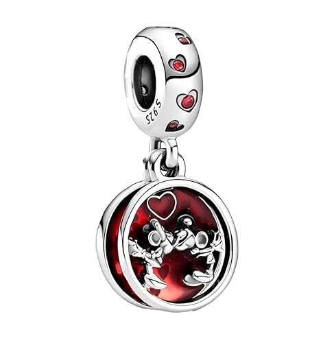 D 8 Charm Mickey y Minnie, Plata de Ley 925, Compatible con Pulsera Pandora D 8 Charm Mickey y Minnie, Plata de Ley 925, Compatible con Pulsera Pandora von JCaleydo