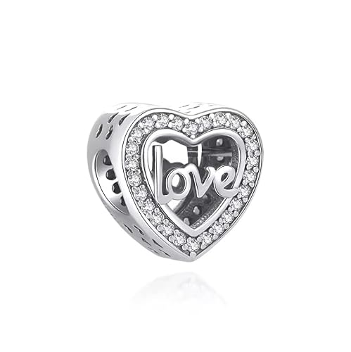 G 248 Charm Herz Liebe, 925 Sterlingsilber, kompatibel mit Pandora Armband G 248 Charm Herz Liebe, 925 Sterlingsilber, kompatibel mit Pandora Armband von JCaleydo