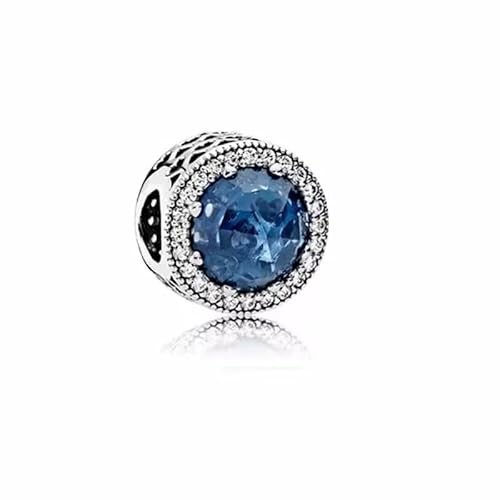 G 253 Charm blauer Zirkonia, 925 Sterlingsilber, kompatibel mit Pandora Armband G 253 Charm blauer Zirkonia, 925 Sterlingsilber, kompatibel mit Pandora Armband von JCaleydo