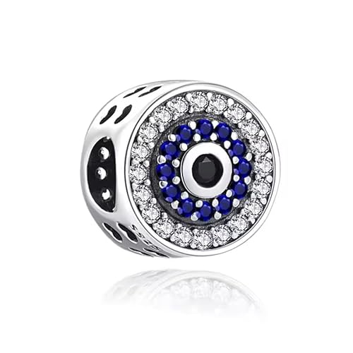 G 254 Charm Türkisches Auge mit Zirkonia, 925 Sterlingsilber, kompatibel mit Pandora Armband G 254 Charm Türkisches Auge mit Zirkonia, 925 Sterlingsilber, kompatibel mit Pandora Armband von JCaleydo