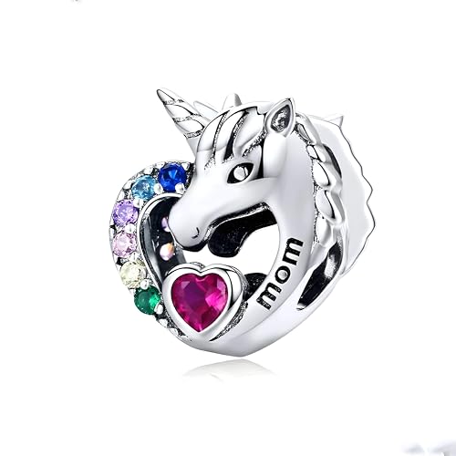 G 41 Charm Einhorn Mama, 925er Sterlingsilber, Kompatibel mit Pandora Armband G 41 Charm Einhorn Mama, 925er Sterlingsilber, Kompatibel mit Pandora Armband von JCaleydo