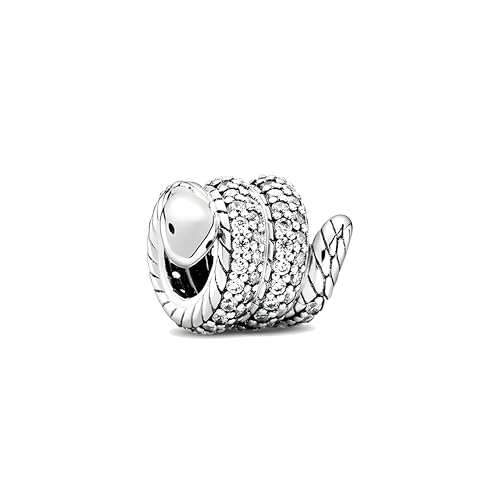G 6 Charm Schlange, 925er Sterlingsilber, Kompatibel mit Pandora Armband G 6 Charm Schlange, 925er Sterlingsilber, Kompatibel mit Pandora Armband von JCaleydo