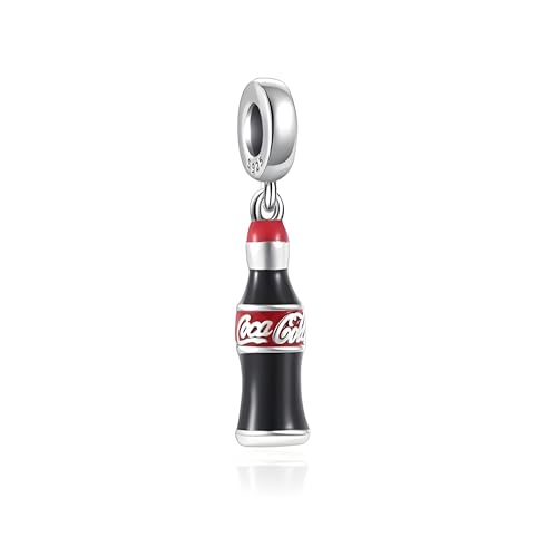 G 93 Charm Cola Flasche, 925er Sterlingsilber, Kompatibel mit Pandora Armband von JCaleydo