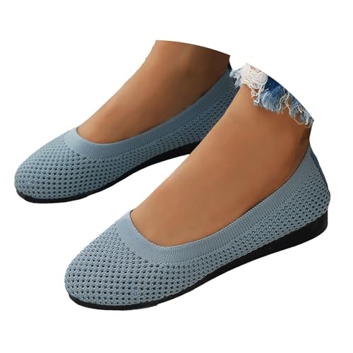 JClorix Damen Ballerinas Slip‑On – Bequeme, rutschfeste Flache Sommerschuhe für Dirndl & Alltag, Atmungsaktiver Strick, Weite H, Gr. 36–43 JClorix Damen Ballerinas Slip‑On – Bequeme, rutschfeste Flache Sommerschuhe für Dirndl & Alltag, Atmungsaktiver Strick, Weite H, Gr. 36–43 von JClorix