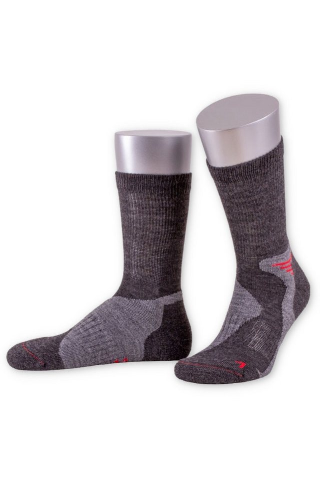 JD J. Dirks Trachtensocken Wandersocken - OUTDOOR II - anthrazit, smaragd von JD J. Dirks