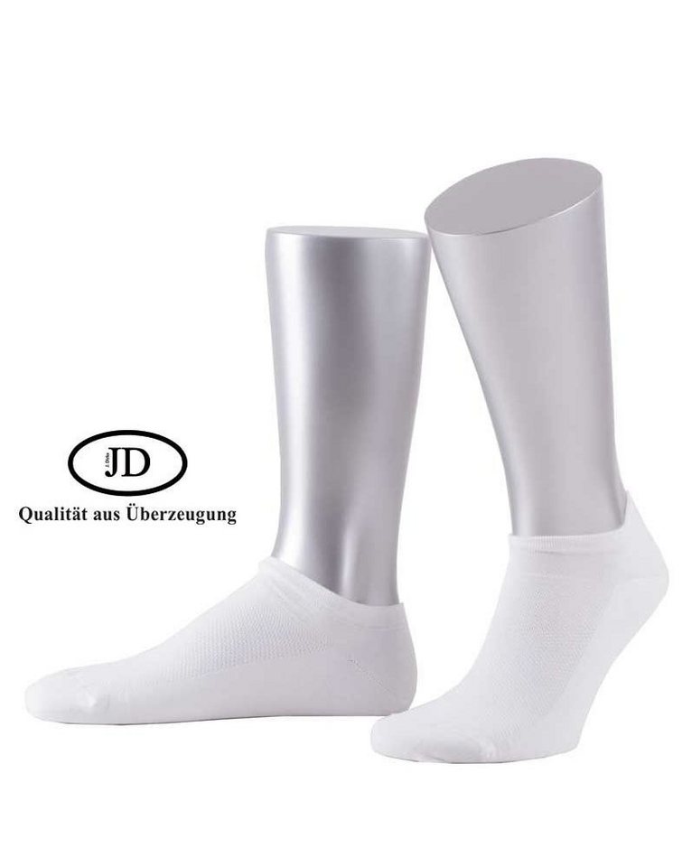 JD Socken Tagessocke Sneaker Basic (Baumwolle) weiss - 2 Paar von JD
