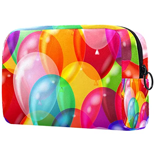 Ballon-Muster Kosmetiktasche Reisekosmetiktasche Schminktasche für Damen von JDEZ