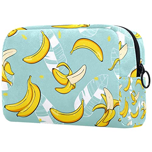 Banane Frucht Kosmetiktasche Reisekosmetiktasche Schminktasche für Damen von JDEZ