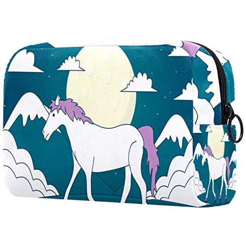 Einhorn Reisetaschen für Toilettenartikel Kosmetiktasche für Frauen Mädchen von JDEZ