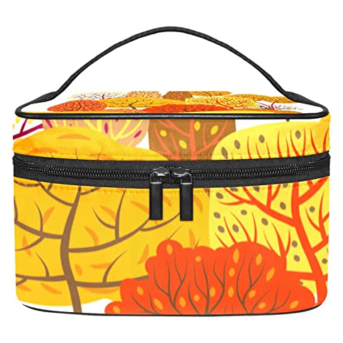 Herbstbaum Kosmetiktasche Kosmetiktasche Geldbörse Pouch, 8,9x5,9x5,4 in von JDEZ