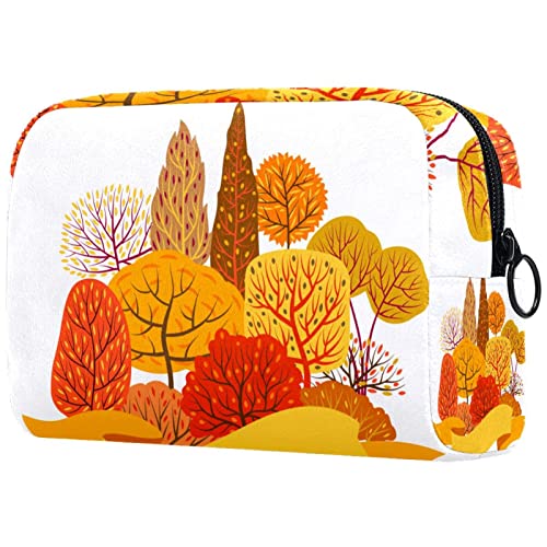 Herbstbaum Kosmetische Reisetasche für Frauen Kosmetiktasche von JDEZ