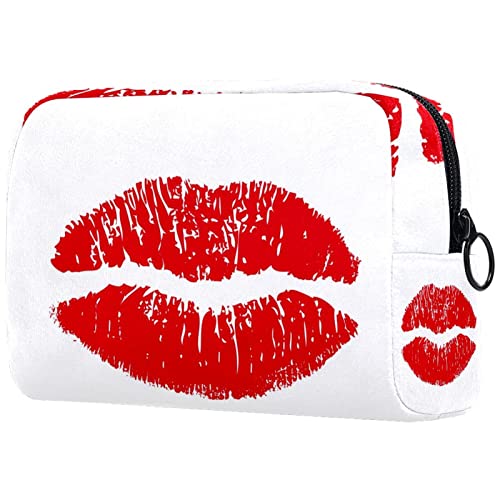 Lippe Kosmetische Reisetasche Für Damen Make-Up-Tasche von JDEZ
