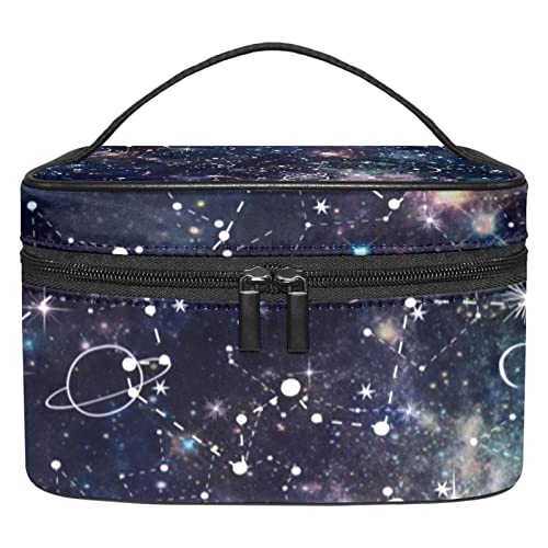 Planeten Galaxie Kosmetische Reisetasche für Damen Make-up-Tasche für die Reise von JDEZ