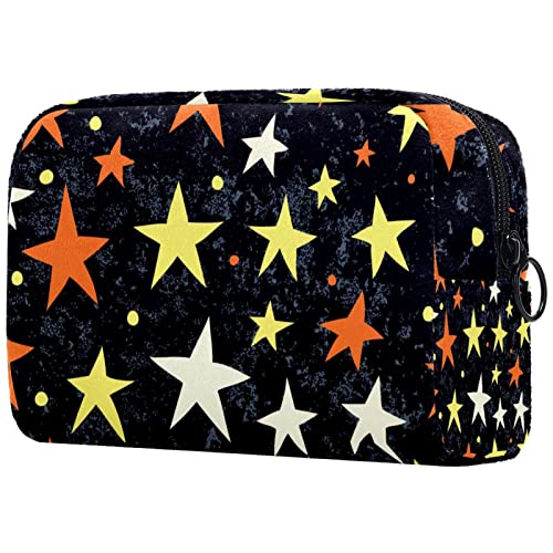 Sterne-Muster Reisetaschen für Toilettenartikel Kosmetiktasche für Frauen Mädchen von JDEZ
