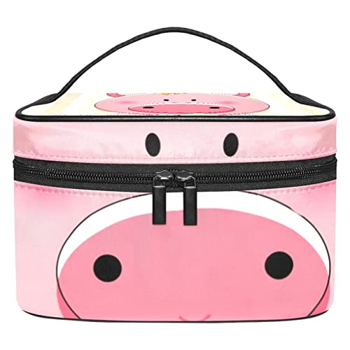 Tier Schwein Reise-Make-up-Tasche Kulturbeutel für Damen und Mädchen von JDEZ