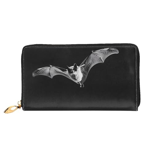Bats In The Sky Muster Damen Geldbörse Lange Clutch Geldbörse Kreditkartenetui Geldbörse Reise Münzbörse Schwarz Einheitsgröße, Schwarz , Einheitsgröße von JDFHGNU