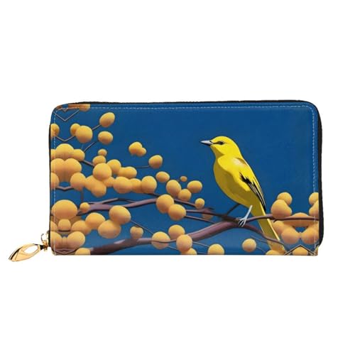 JDFHGNU Gelbes Vogelmuster, Damengeldbörse, lange Clutch, Kreditkartenetui, Geldbörse, Reise-Münzgeldbörse, Schwarz, Einheitsgröße, Schwarz , Einheitsgröße JDFHGNU Gelbes Vogelmuster, Damengeldbörse, lange Clutch, Kreditkartenetui, Geldbörse, Reise-Münzgeldbörse, Schwarz, Einheitsgröße, Schwarz , Einheitsgröße von JDFHGNU