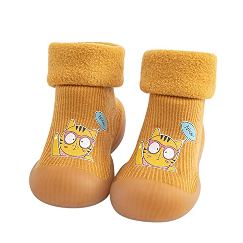 Sockenschuhe Baby Lauflernschuhe Kinderschuhe Jungen Bodensocken Sockenschuhe Mädchen Kleinkind Schuhe Babyschuhe Weicher Boden Krabbelschuhe Indoor Socken Schuhe von JDGY