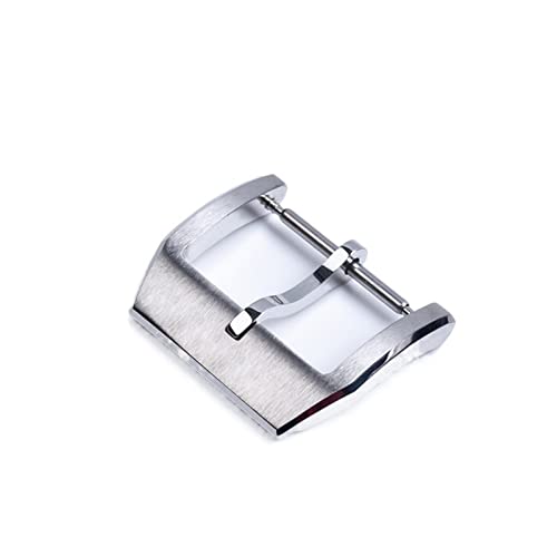 JDIME 18-mm-Schmetterlingsfaltschließe aus 316L-Edelstahl für IWC Big Pilot Spitfire. Lederarmband mit Faltschließe(Pin Buckle) von JDIME