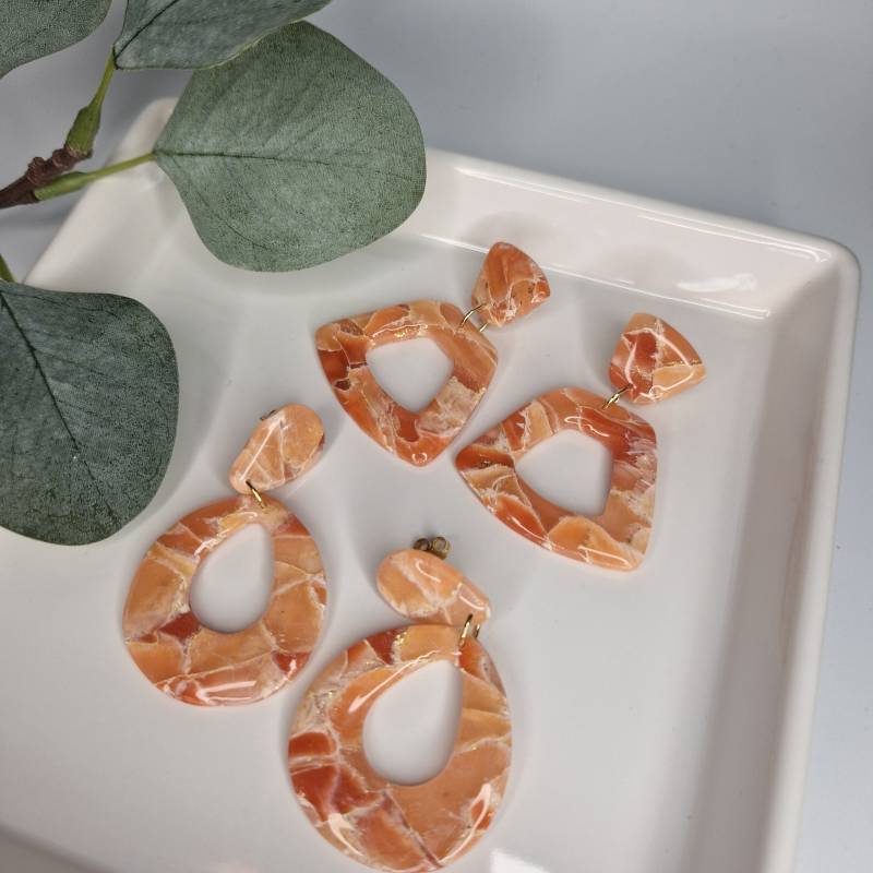 Polymer Clay Ohrringe, Handgefertigter Damenschmuck, Ohrschmuck, Hängeohrringe, Geschenk Für Freundin Polymer Clay Ohrringe, Handgefertigter Damenschmuck, Ohrschmuck, Hängeohrringe, Geschenk Für Freundin von JDJustDesigned