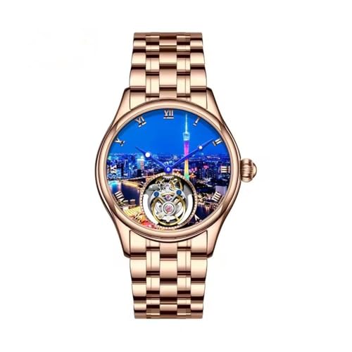 JDLERMY Herren Flying Tourbillon Skelett Chinesische Städte Muster Zifferblatt Mechanische Hand Wind Uhr Saphir Business Doppelseitig Hohl Wasserdicht Uhr Leuchtend Stahlgehäuse Armbanduhr JDLERMY Herren Flying Tourbillon Skelett Chinesische Städte Muster Zifferblatt Mechanische Hand Wind Uhr Saphir Business Doppelseitig Hohl Wasserdicht Uhr Leuchtend Stahlgehäuse Armbanduhr von JDLERMY