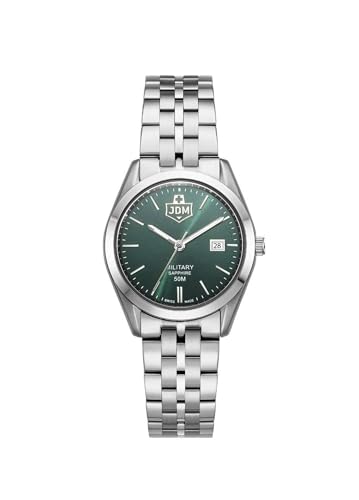 Jacques Du Manoir Millitary Damen Analog Uhr mit Edelstahl Armband JDM-WL024-01 von JDM Military